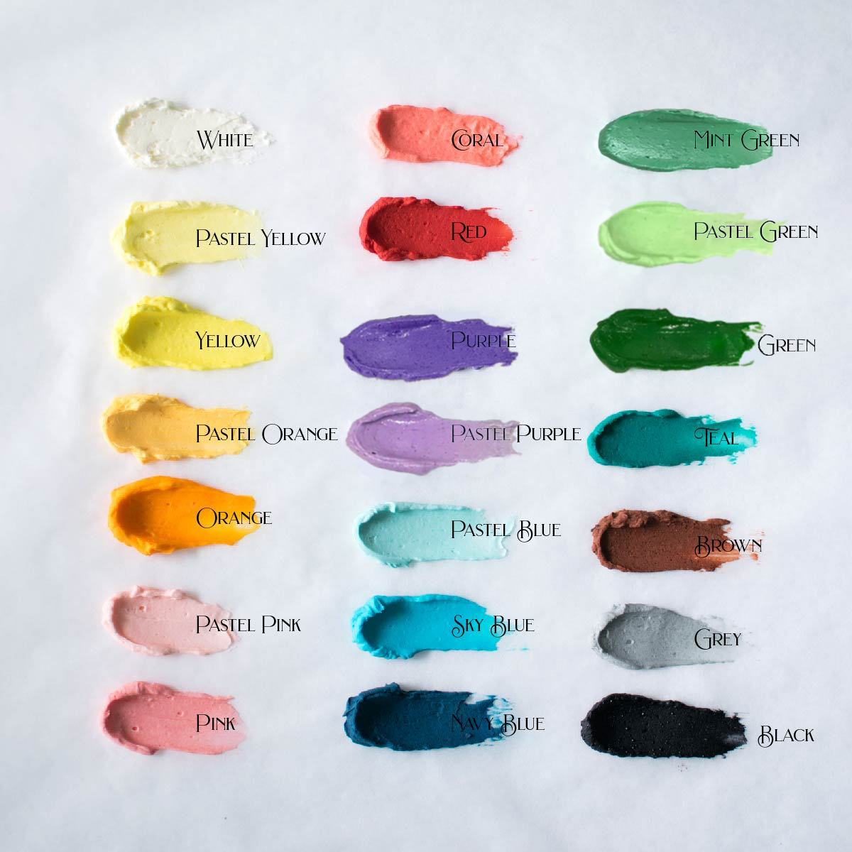 Frosting Colour Chart-1